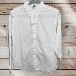 🌹NWT-IL MIGLIORE WHITE LADIES BUTTON DOWN SHIRT